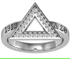 Delta Sigma Theta Pyramid Ring