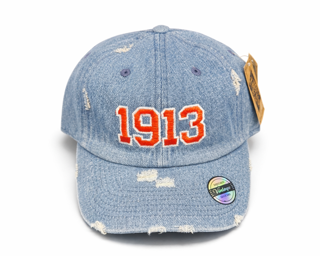 Delta 1913 Embroidered Denim Cap