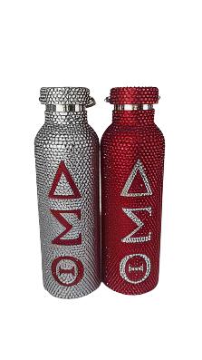 Delta Sigma Theta Bling Water Bottle