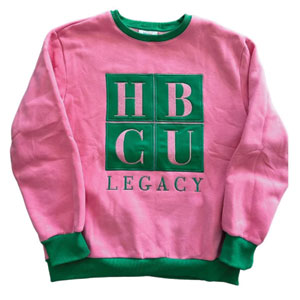 HBCU Legacy Sweater | Pink and Green