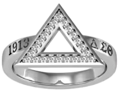 Delta Sigma Theta Pyramid Ring
