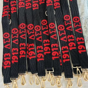 DST Beaded Purse Straps Black