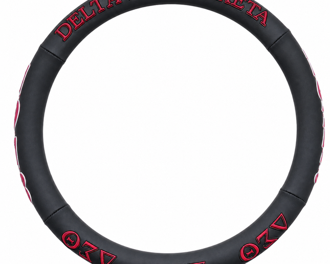 Delta Sigma Theta Steering Wheel Cover
