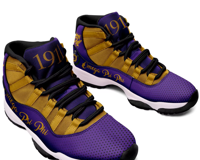 Omega Psi Phi High-Top Sneakers