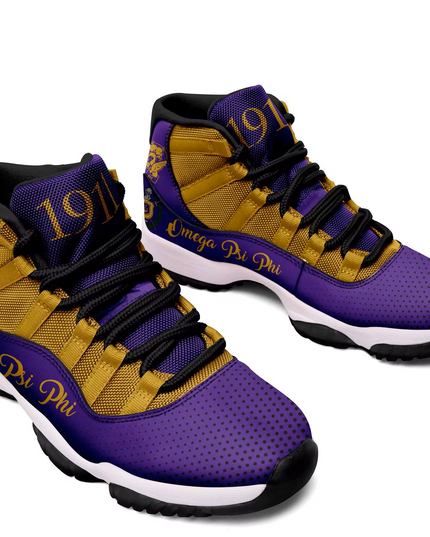 Omega Psi Phi High-Top Sneakers