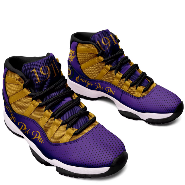Omega Psi Phi High-Top Sneakers