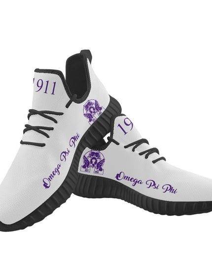 Omega Psi Phi White Sneakers