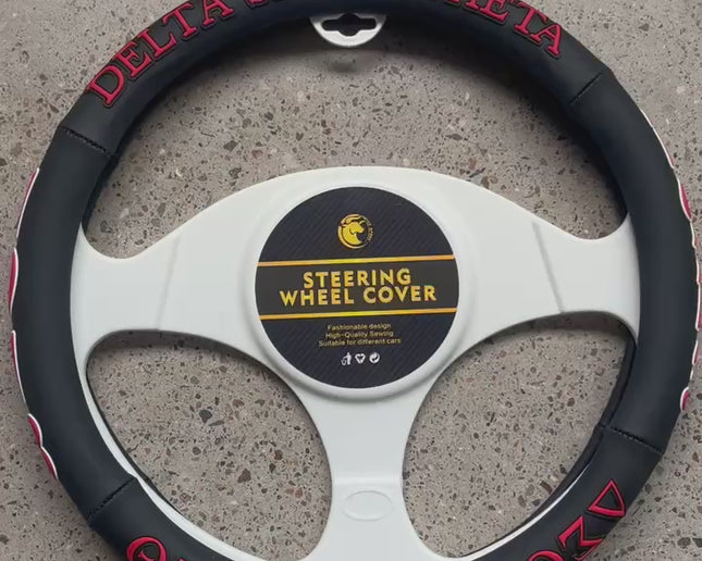 Delta Sigma Theta Steering Wheel Cover